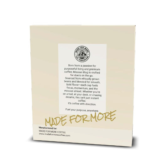 Mission Mug | Brewed for Clarity. Anytime